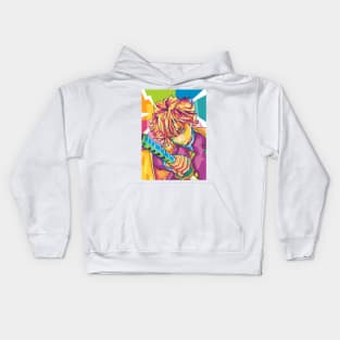 Zenitsu Demon Slayer WPAP Kids Hoodie